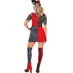 Women Spirit Halloween Adult Harley Quinn Dress Costume - DC Villains