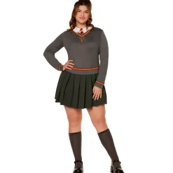 Women Spirit Halloween Adult Hermione Granger Uniform Dress Costume - Harry Potter