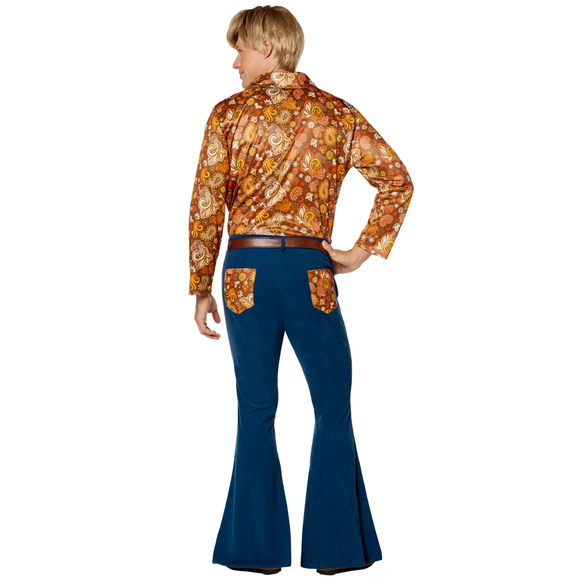 Spirit Halloween Adult Hippie Bell Bottom Pants