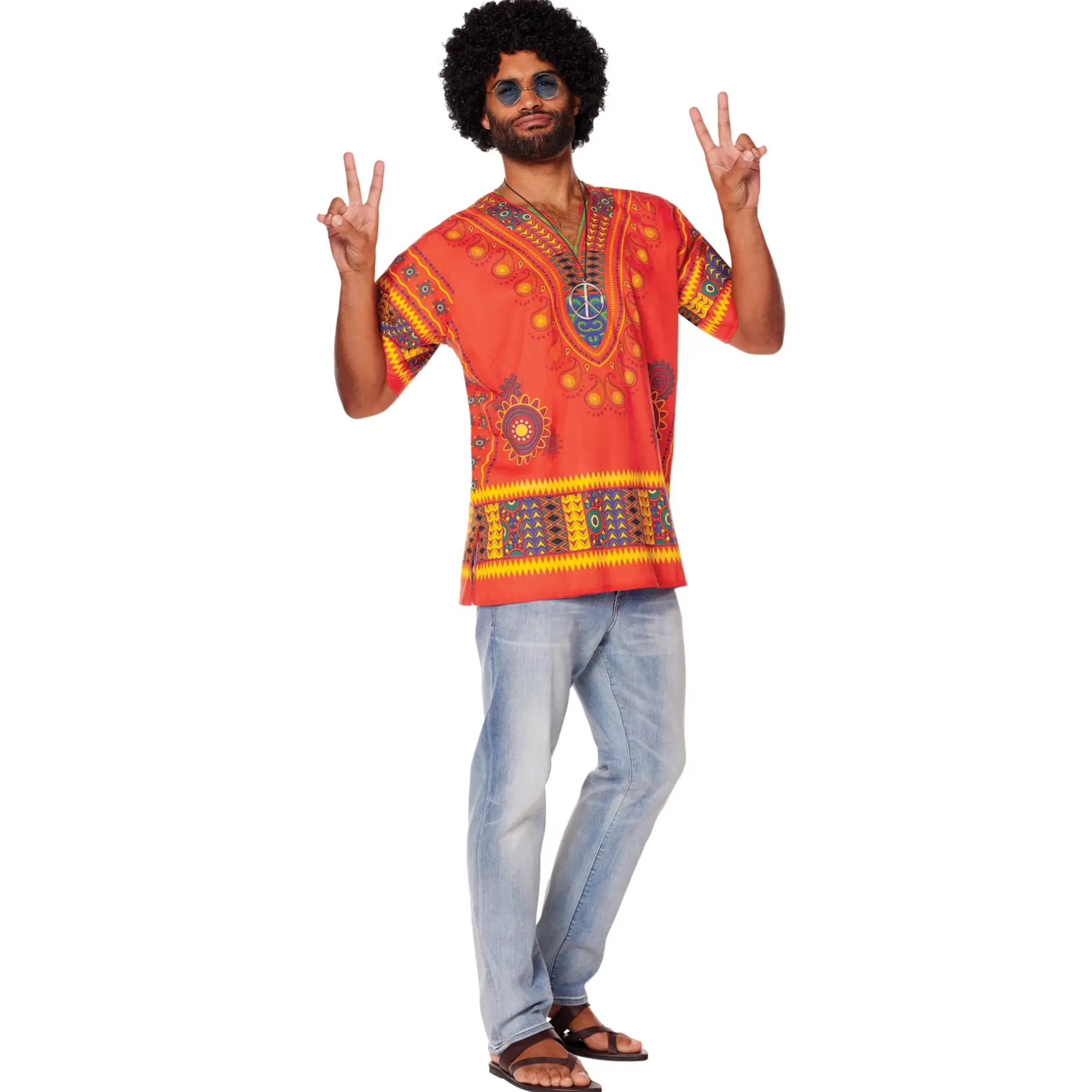 Spirit Halloween Adult Hippie Shirt Costume