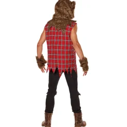 Spirit Halloween Adult Hooded Wolf Costume