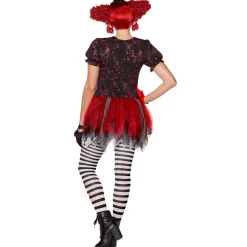 Women Spirit Halloween Adult Horror Clown Costume