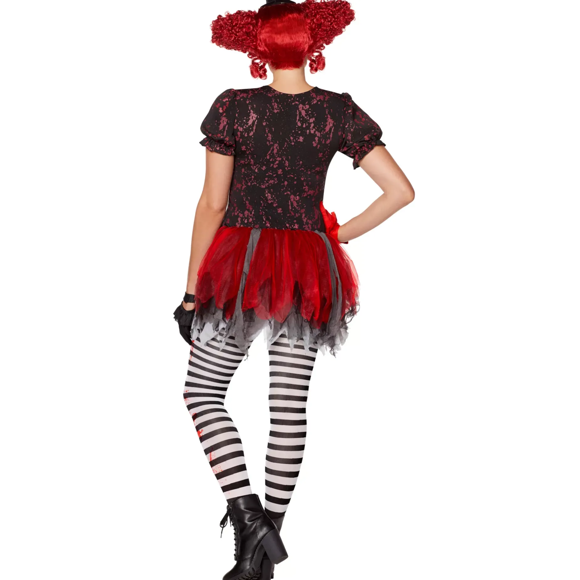 Women Spirit Halloween Adult Horror Clown Costume