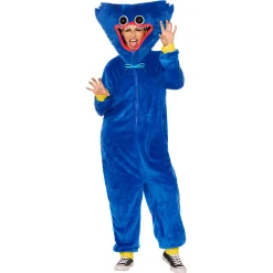 Women Spirit Halloween Adult Huggy Wuggy Costume - Poppy Playtime