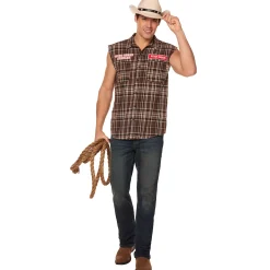 Spirit Halloween Adult Hung Horse Stables Work Shirt