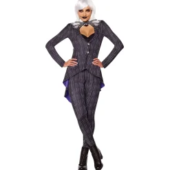 Women Spirit Halloween Adult Jack Skellington Suit - The Nightmare Before Christmas