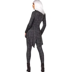 Women Spirit Halloween Adult Jack Skellington Suit - The Nightmare Before Christmas