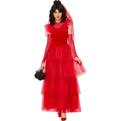 Women Spirit Halloween Adult Lydia Deetz Costume - Beetlejuice
