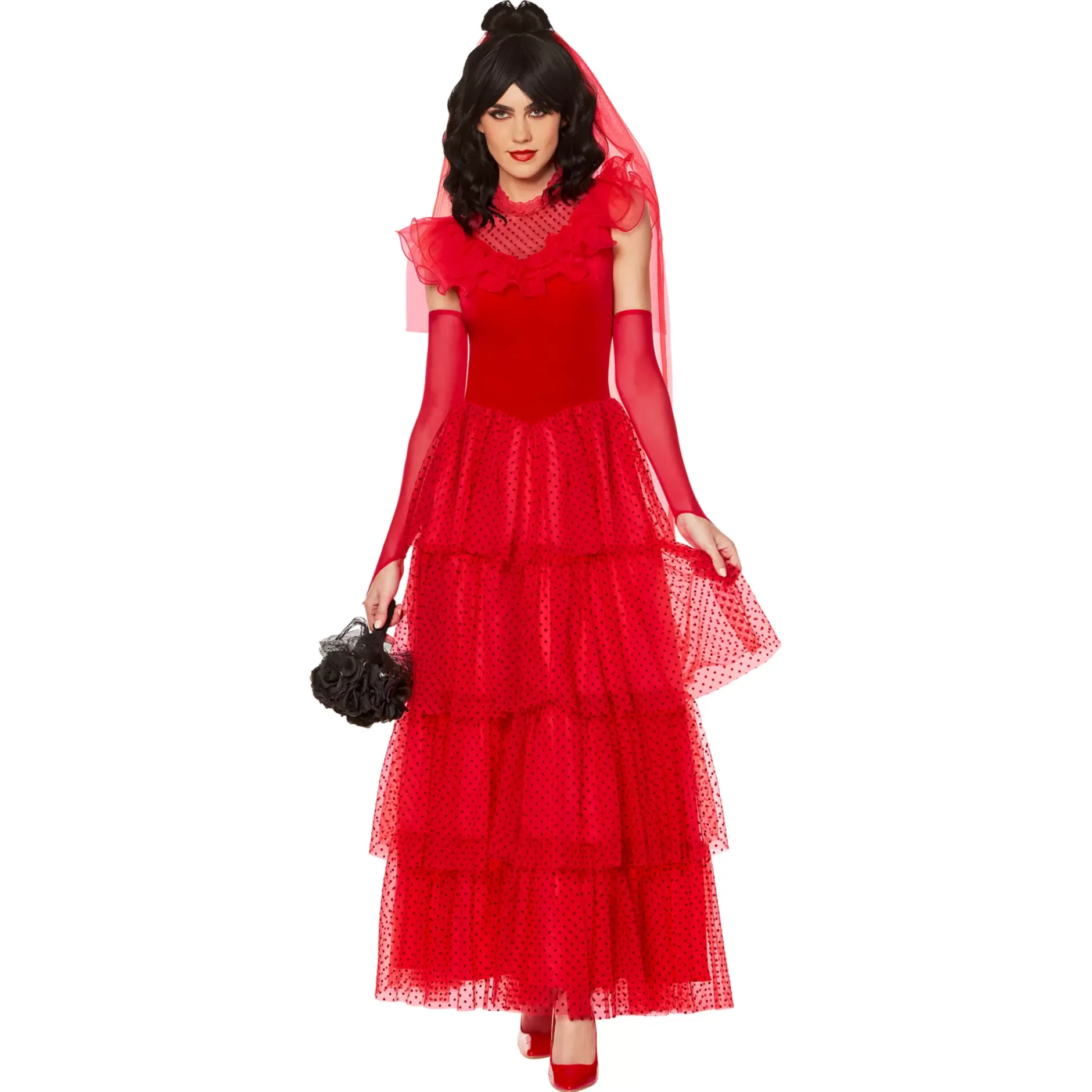 Women Spirit Halloween Adult Lydia Deetz Costume - Beetlejuice