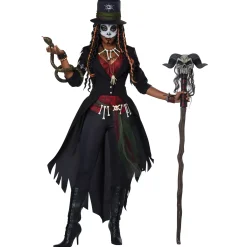 Women Spirit Halloween Adult Magic Voodoo Costume