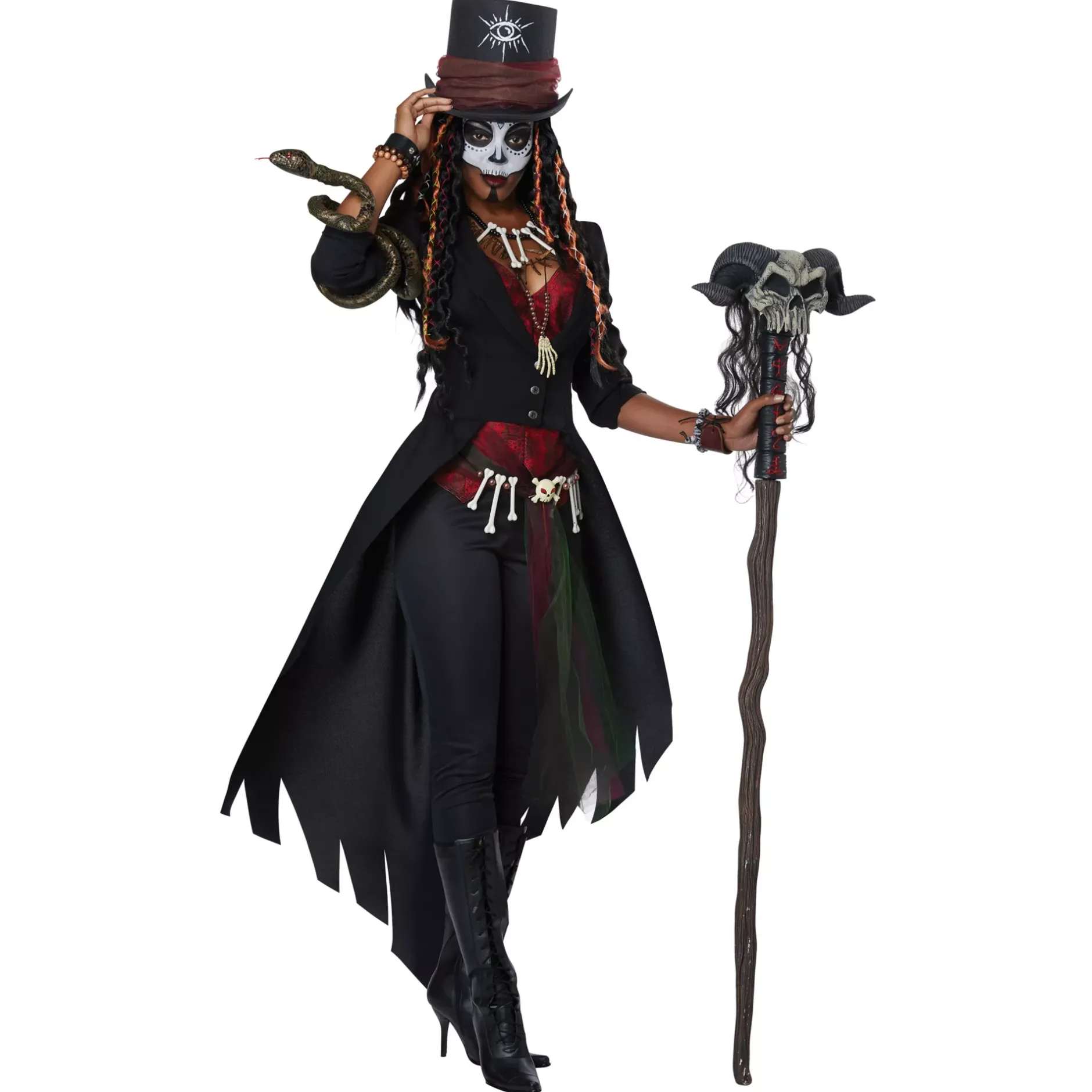 Women Spirit Halloween Adult Magic Voodoo Costume