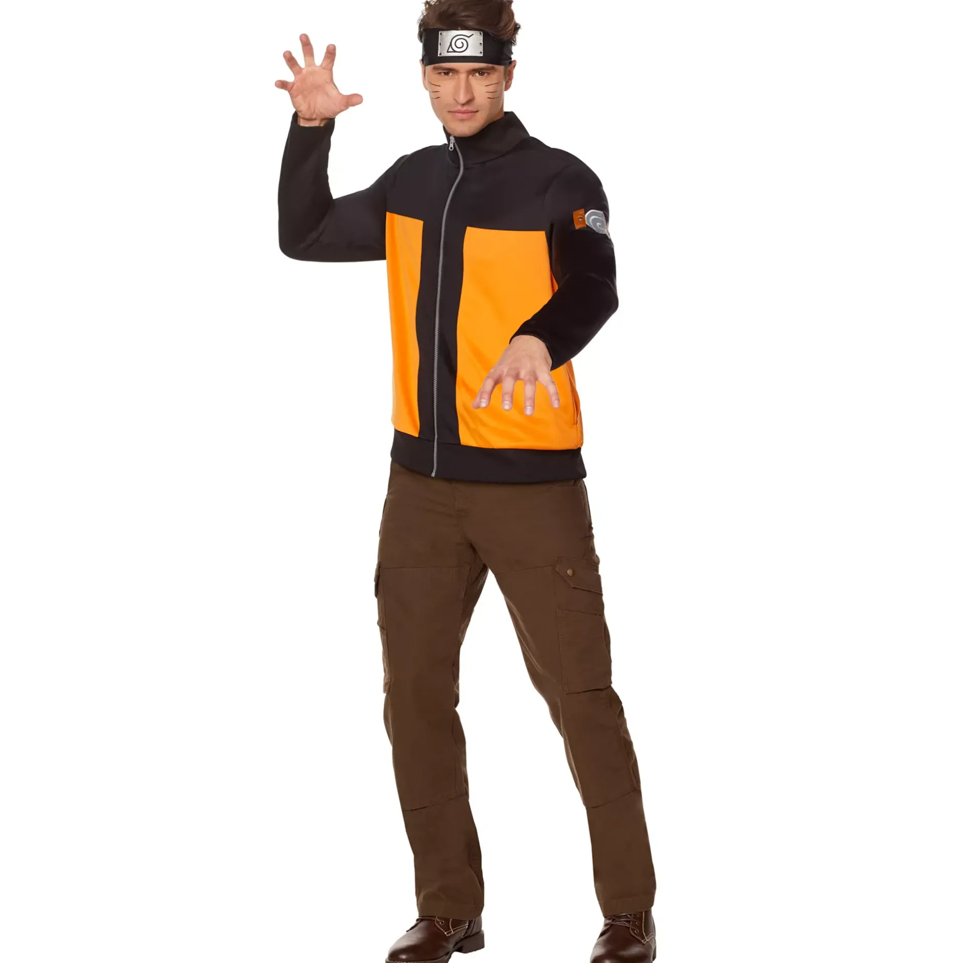 Spirit Halloween Adult Male Naruto Jacket - Naruto Shippuden