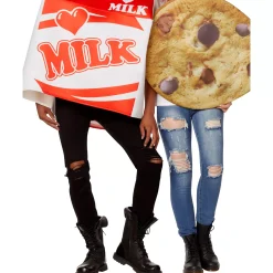 Spirit Halloween Adult Milk and Cookies Couples Costume