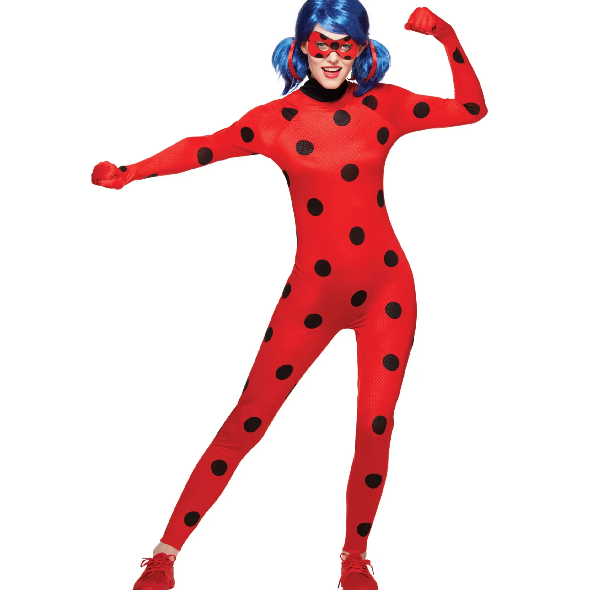 Women Spirit Halloween Adult Miraculous Ladybug Catsuit Costume
