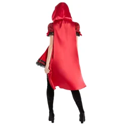 Women Spirit Halloween Adult Miss Red Riding Hood Costume