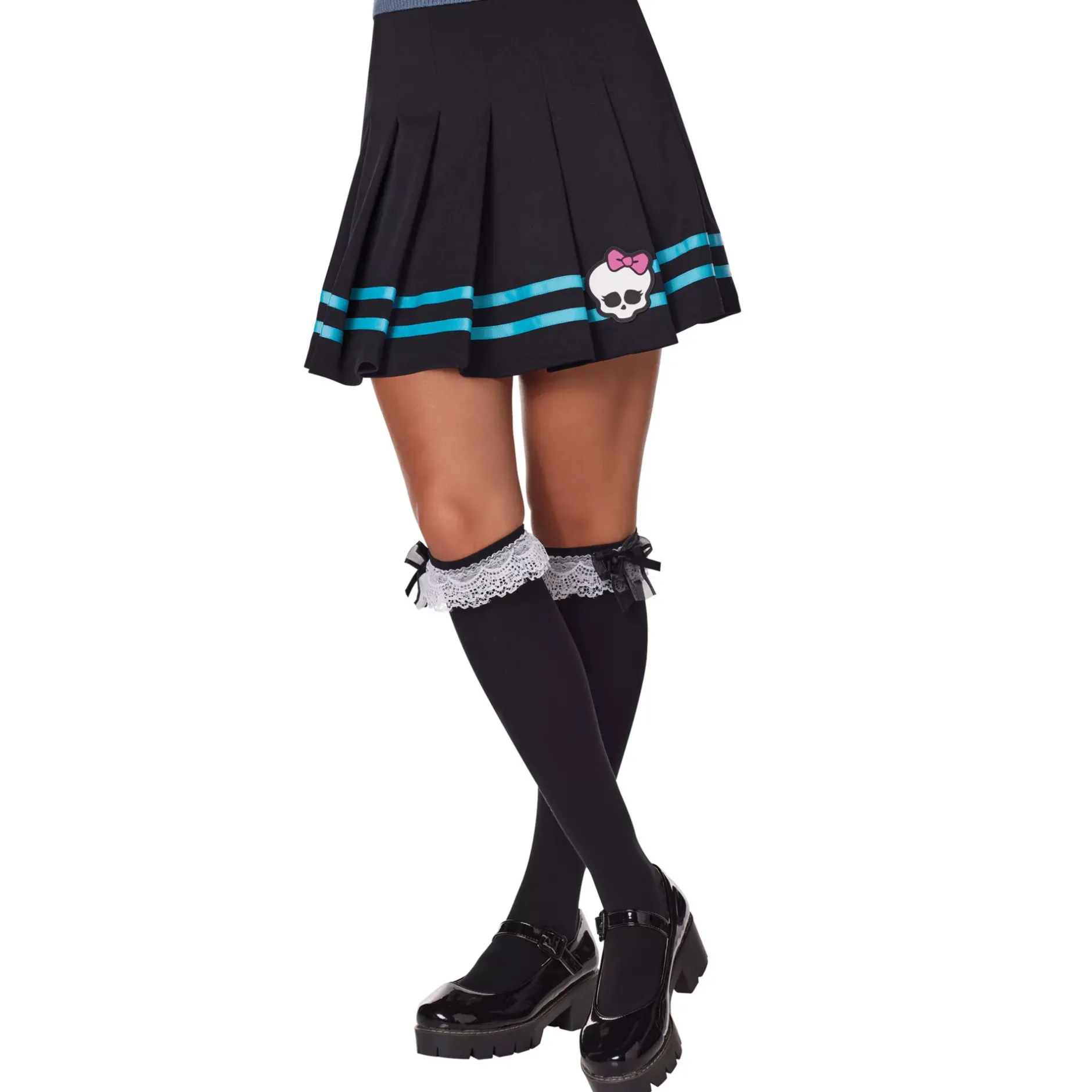 Women Spirit Halloween Adult Monster High Cheer Skirt