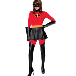 Women Spirit Halloween Adult Mrs. Incredible Catsuit Costume - The Incredibles