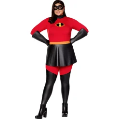 Women Spirit Halloween Adult Mrs. Incredible Catsuit Costume - The Incredibles