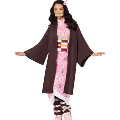 Women Spirit Halloween Adult Nezuko Costume - Demon Slayer