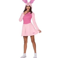 Women Spirit Halloween Adult Piglet Costume - Winnie the Pooh