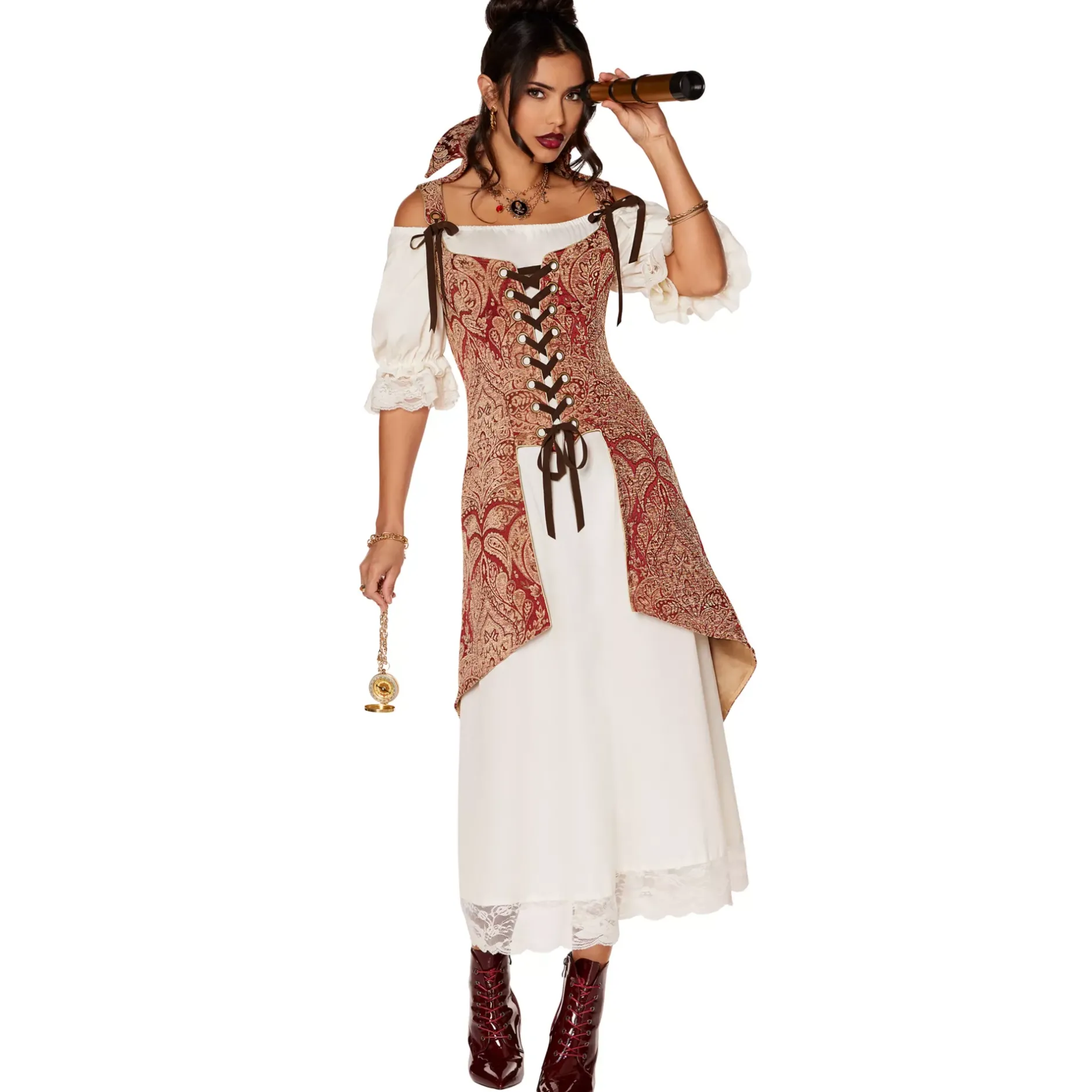 Women Spirit Halloween Adult Pirate Dress Costume Deluxe