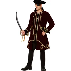 Spirit Halloween Adult Pirate Jacket - Deluxe