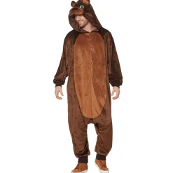 Spirit Halloween Adult Plus Size Bear Jumpsuit Costume