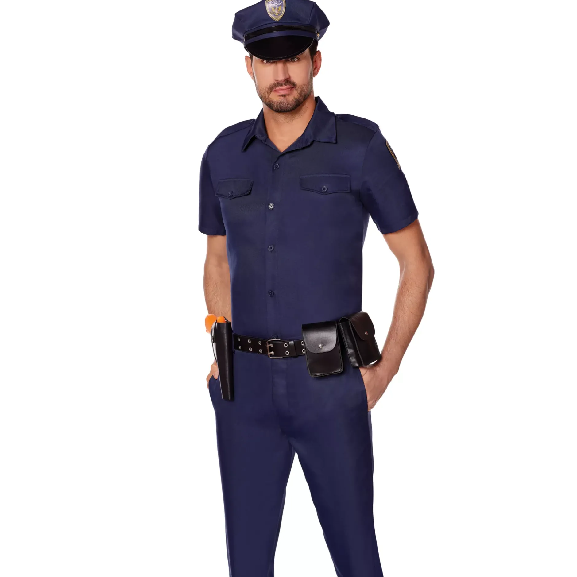 Spirit Halloween Adult Police Officer Costume Deluxe