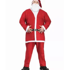 Spirit Halloween Adult Pub Crawl Sant Suit Plus Size Costume