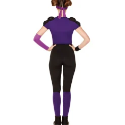 Women Spirit Halloween Adult Purple Cobra Uniform Costume - Dodgeball
