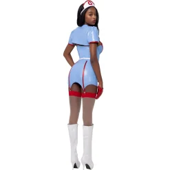 Women Spirit Halloween Adult Retro Nurse Costume