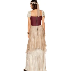 Women Spirit Halloween Adult Romantic Pirate Dress Costume