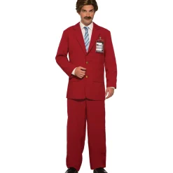 Spirit Halloween Adult Ron Burgundy Suit Costume - Anchorman