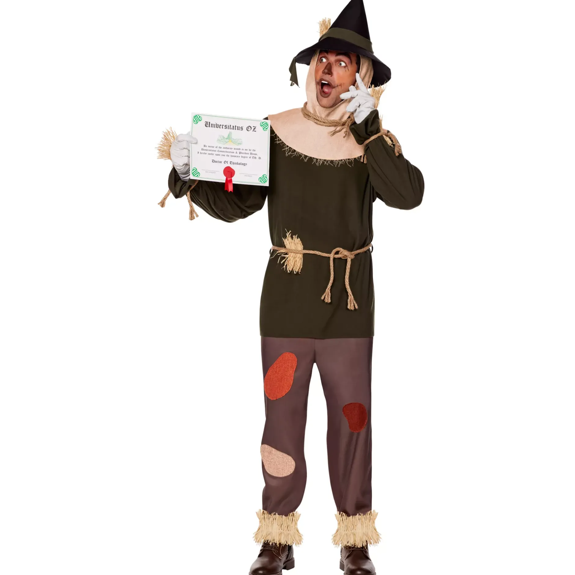 Spirit Halloween Adult Scarecrow Costume - The Wizard of Oz
