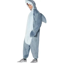 Spirit Halloween Adult Shark Jumpsuit Costume