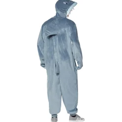 Spirit Halloween Adult Shark Jumpsuit Costume