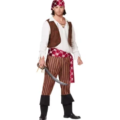 Spirit Halloween Adult Shipwreck Pirate Costume