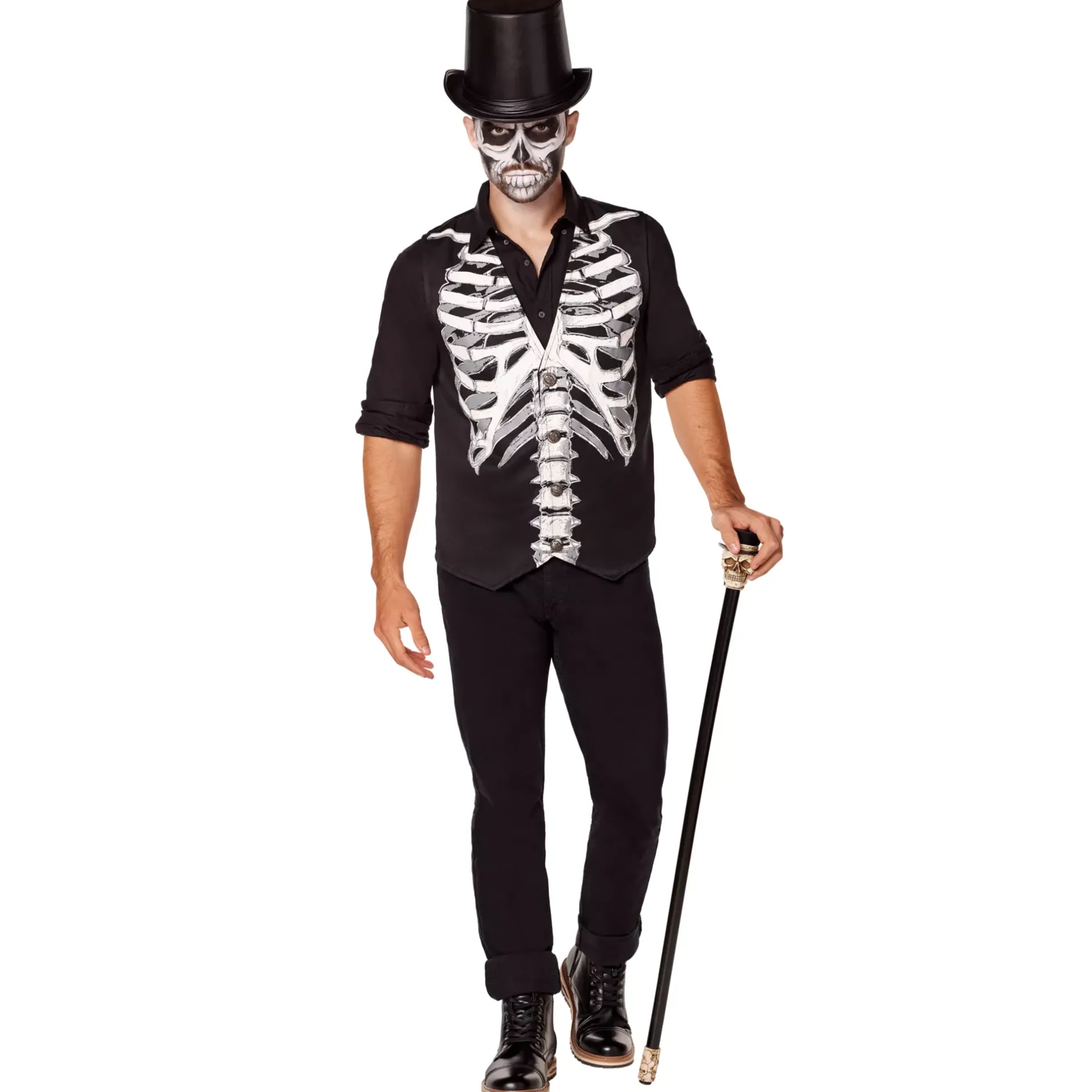 Spirit Halloween Adult Skeleton Vest