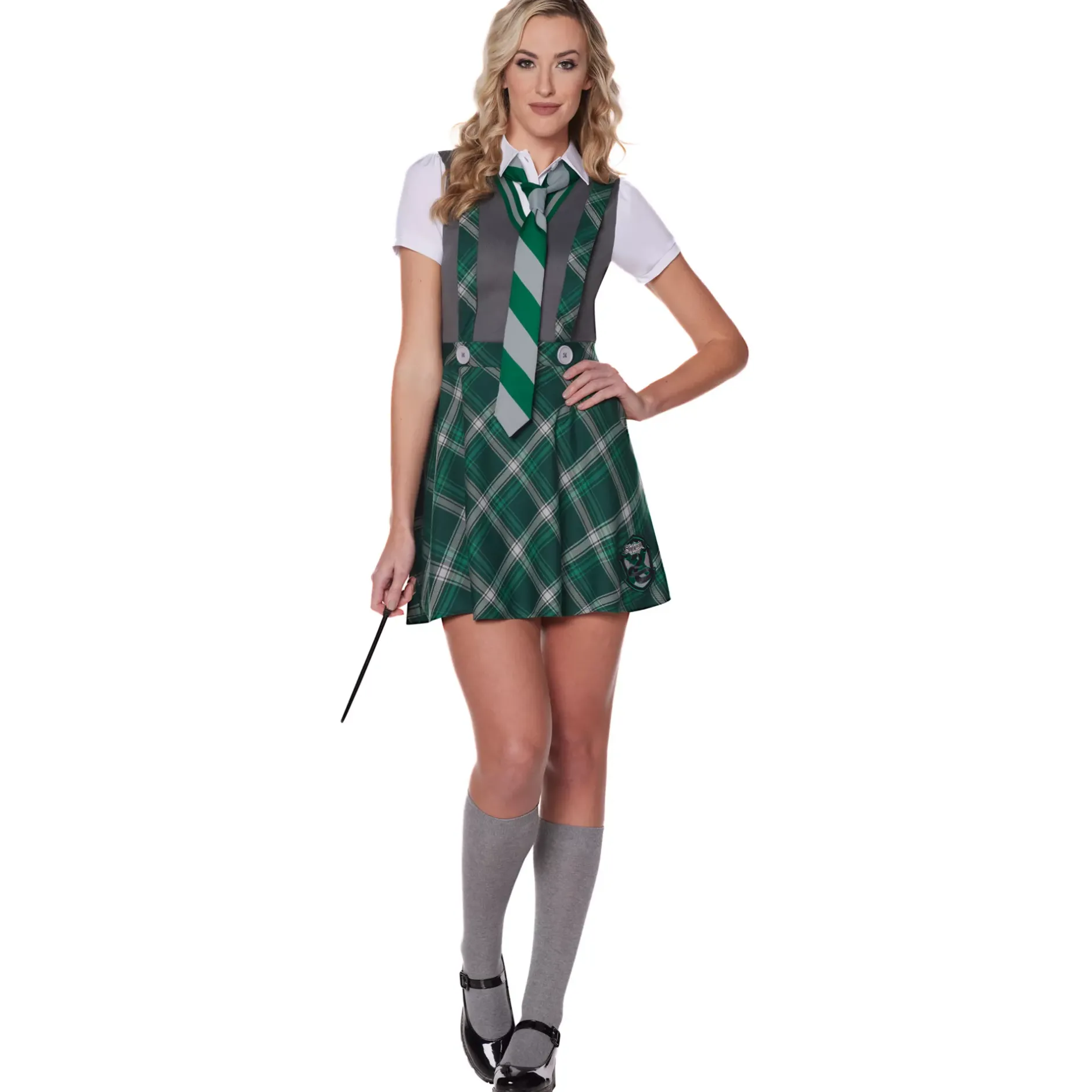 Women Spirit Halloween Adult Slytherin Dress Costume - Harry Potter