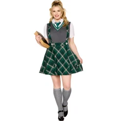 Women Spirit Halloween Adult Slytherin Plus Size Dress Costume - Harry Potter