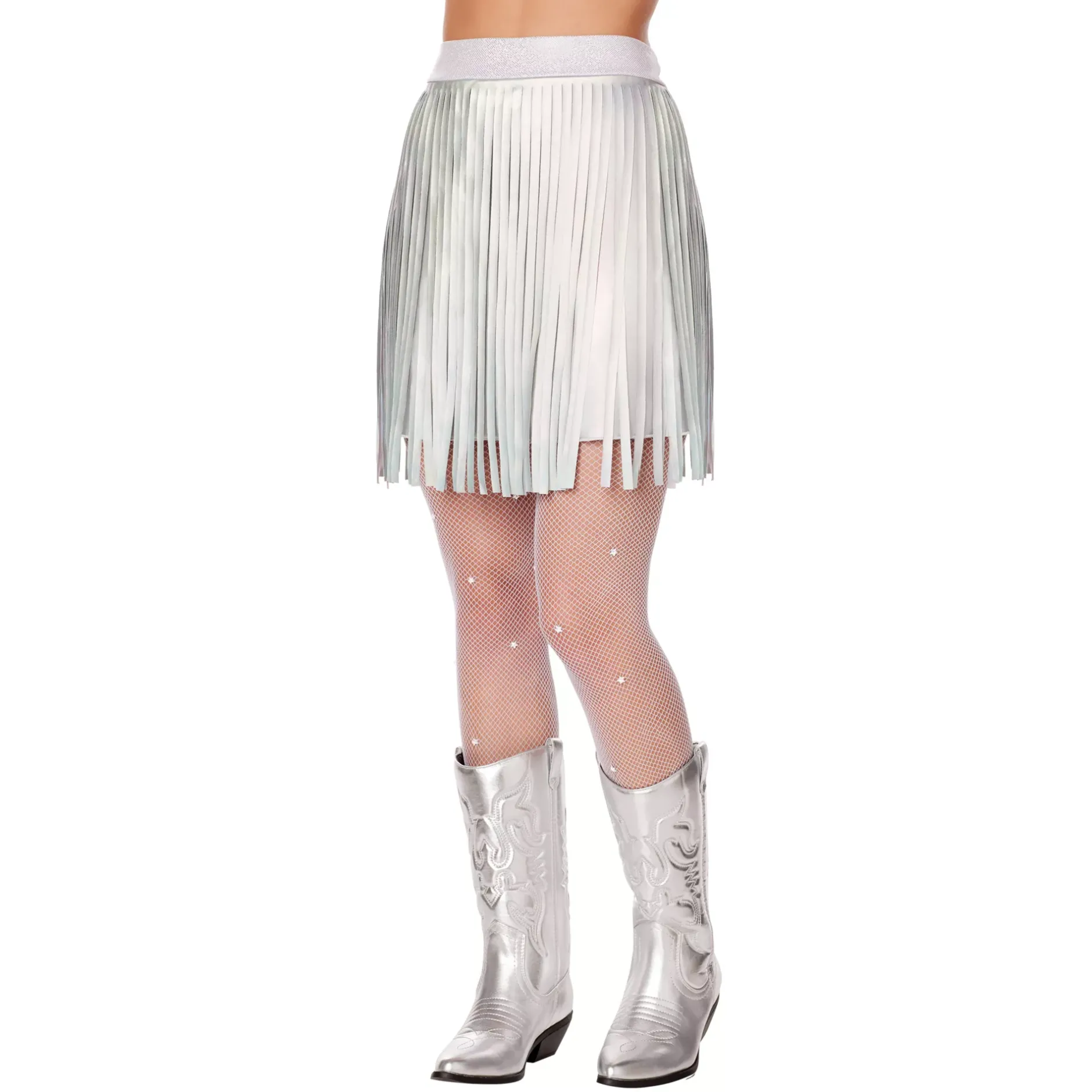 Women Spirit Halloween Adult Space Cowgirl Fishnet Tights