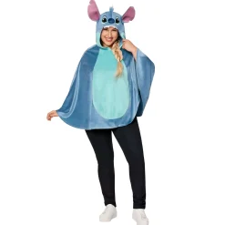 Women Spirit Halloween Adult Stitch Poncho Costume Top - Lilo & Stitch