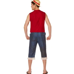 Spirit Halloween Adult Straw Hat Luffy Costume - One Piece