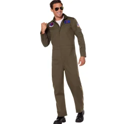 Spirit Halloween Adult Top Gun Jumpsuit Costume