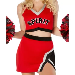 Women Spirit Halloween Adult Touchdown Babe Cheerleader Costume
