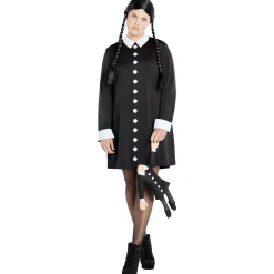 Women Spirit Halloween Adult Wednesday Addams Costume - The Addams Family