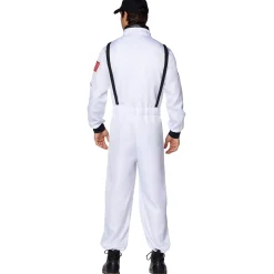 Spirit Halloween Adult White NASA Jumpsuit