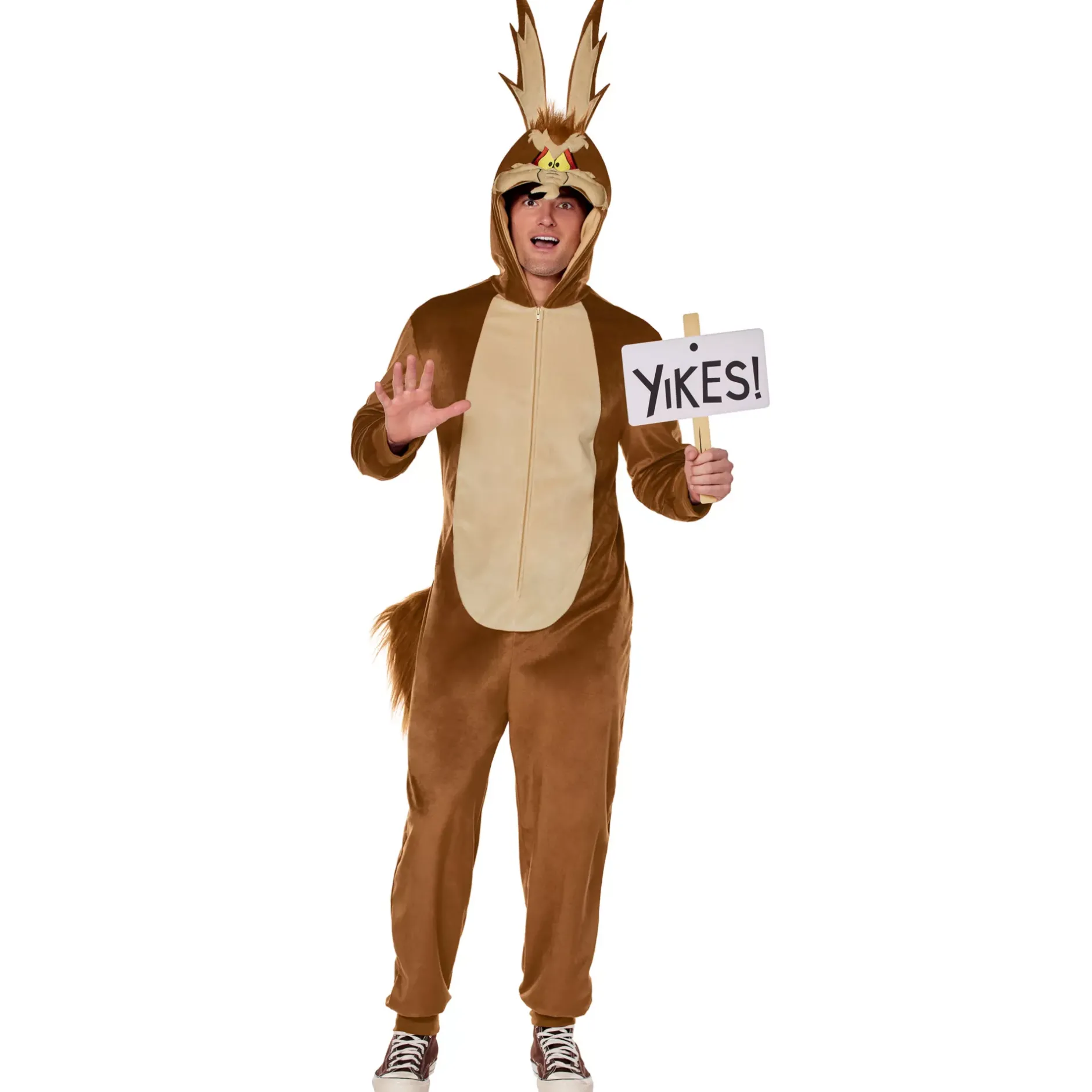 Spirit Halloween Adult Wile E. Coyote Jumpsuit - Looney Tunes