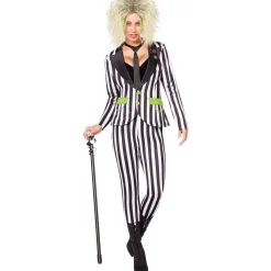 Women Spirit Halloween Adult Women's Beetlejuice Costume - Beetlejuice