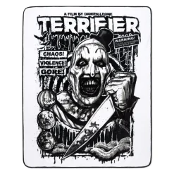 Spirit Halloween Art the Clown Chaos Fleece Blanket - Terrifier